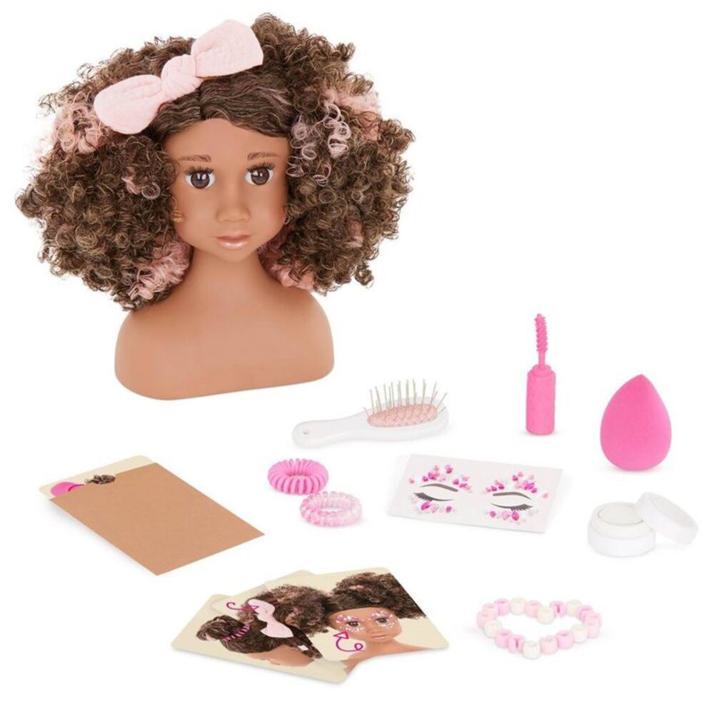 Our Generation -  Davina Sparkles of Fun Styling Head Pink